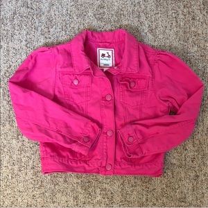 Gymboree pink denim jacket